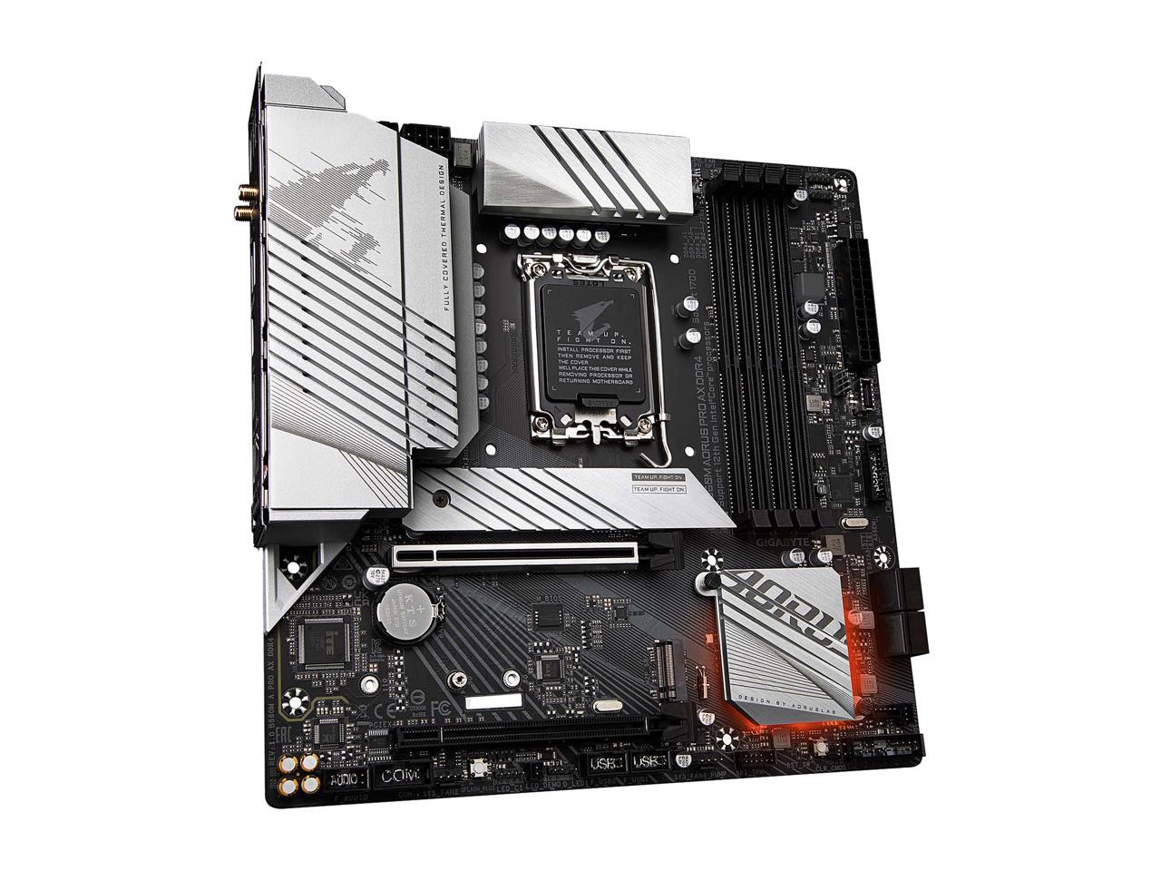 Gigabyte B660M AORUS PRO AX DDR4 (Wi-Fi) Motherboard for Intel 12th Gen Processors - LGA1700 Socket - Image 3
