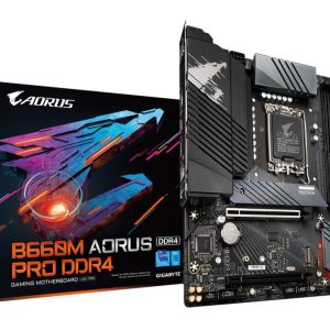 Gigabyte B660M AORUS PRO DDR4 Motherboard For Intel 12th Gen Processors - LGA1700 Socket