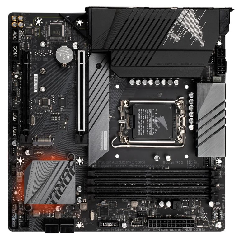 Gigabyte B660M AORUS PRO DDR4 Motherboard For Intel 12th Gen Processors - LGA1700 Socket - Image 2