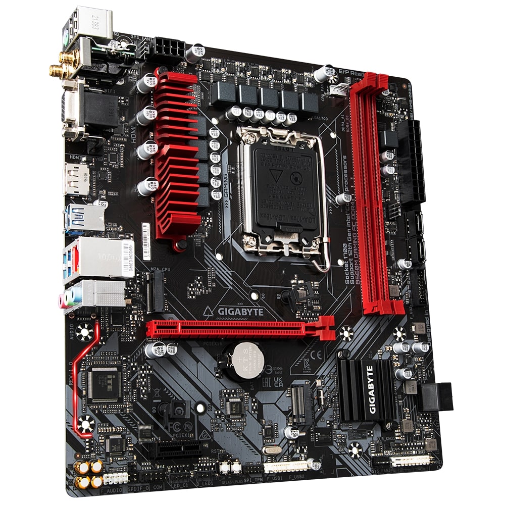 Gigabyte B660M GAMING AC DDR4 (Wi-Fi) Motherboard For Intel 12th Gen Processors - LGA1700 Socket - Image 3