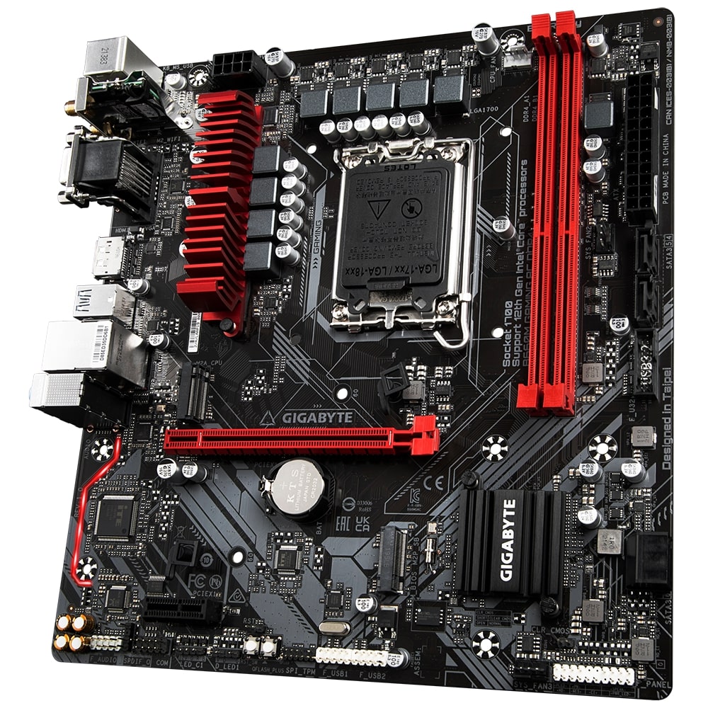 Gigabyte B660M GAMING AC DDR4 (Wi-Fi) Motherboard For Intel 12th Gen Processors - LGA1700 Socket - Image 4