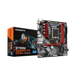 Gigabyte B760M Gaming AC DDR4 Motherboard for 13th and 12th Gen Series Processors - LGA1700 Socket