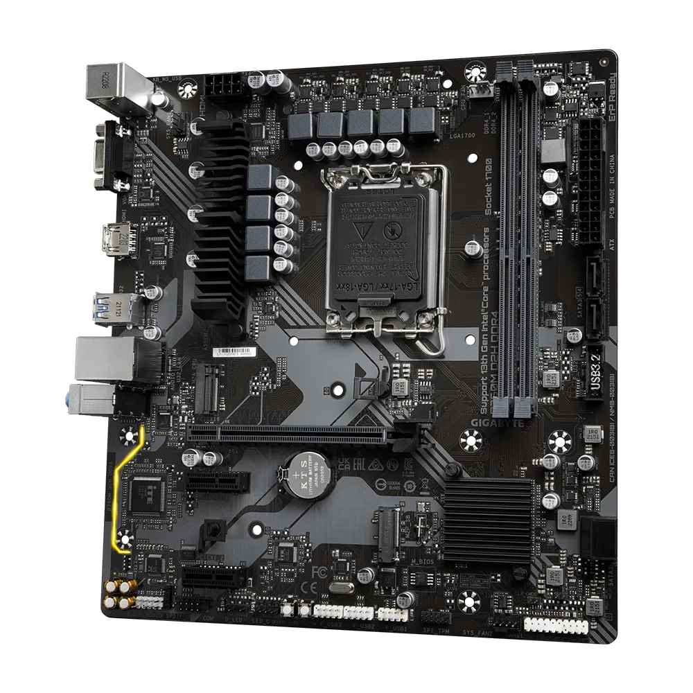 Gigabyte B760M D2H DDR4 Motherboard for 13th and 12th Gen Series Processors - LGA1700 Socket - Image 4