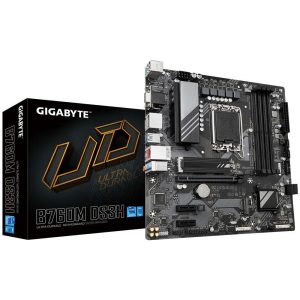 Gigabyte B760M DS3H Motherboard (DDR5) for 14th/ 13th and 12th Gen Series Processors - LGA1700 Socket
