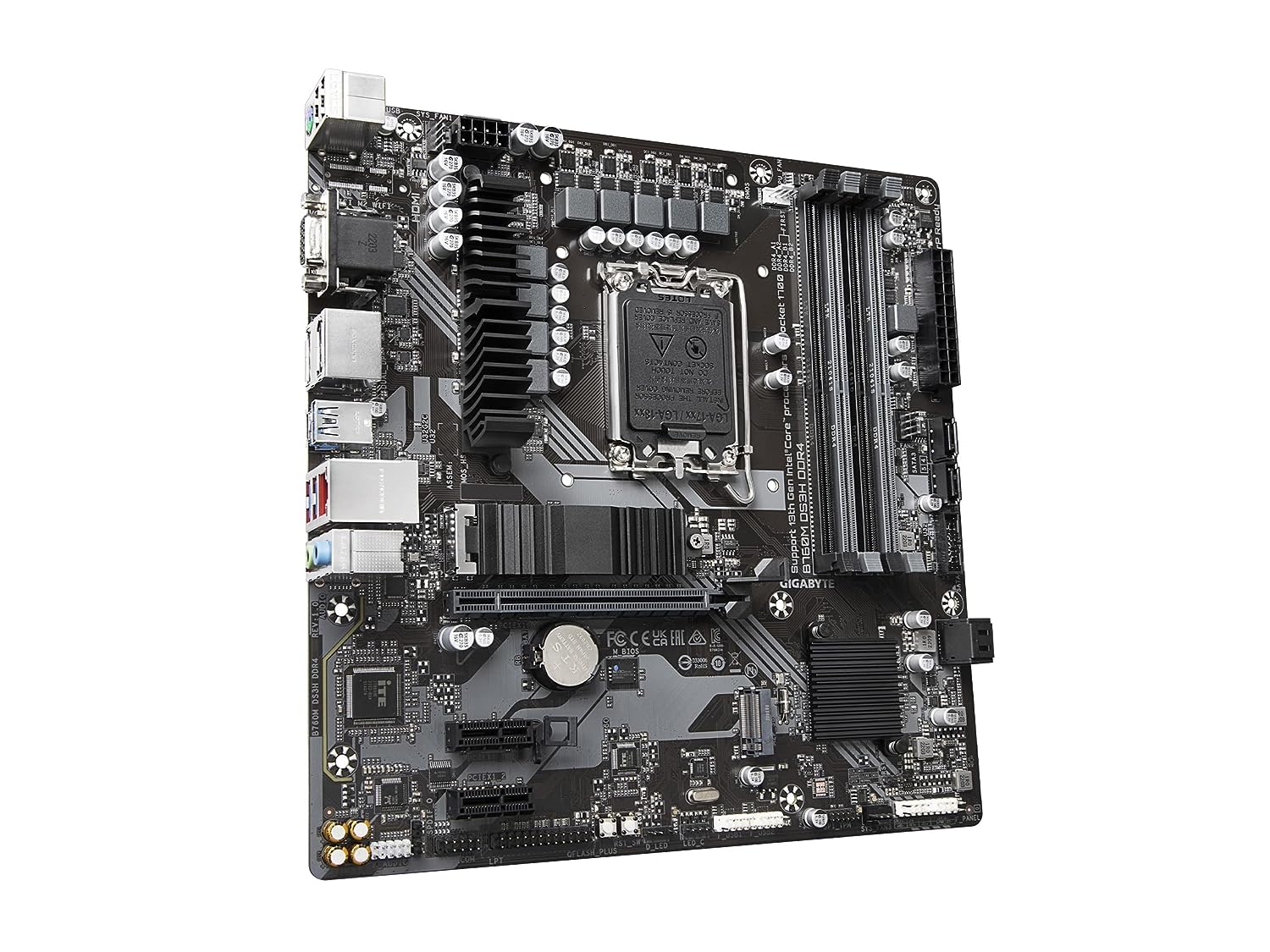 Gigabyte B760M DS3H DDR4 Motherboard for 13th and 12th Gen Series Processors - LGA1700 Socket - Image 3