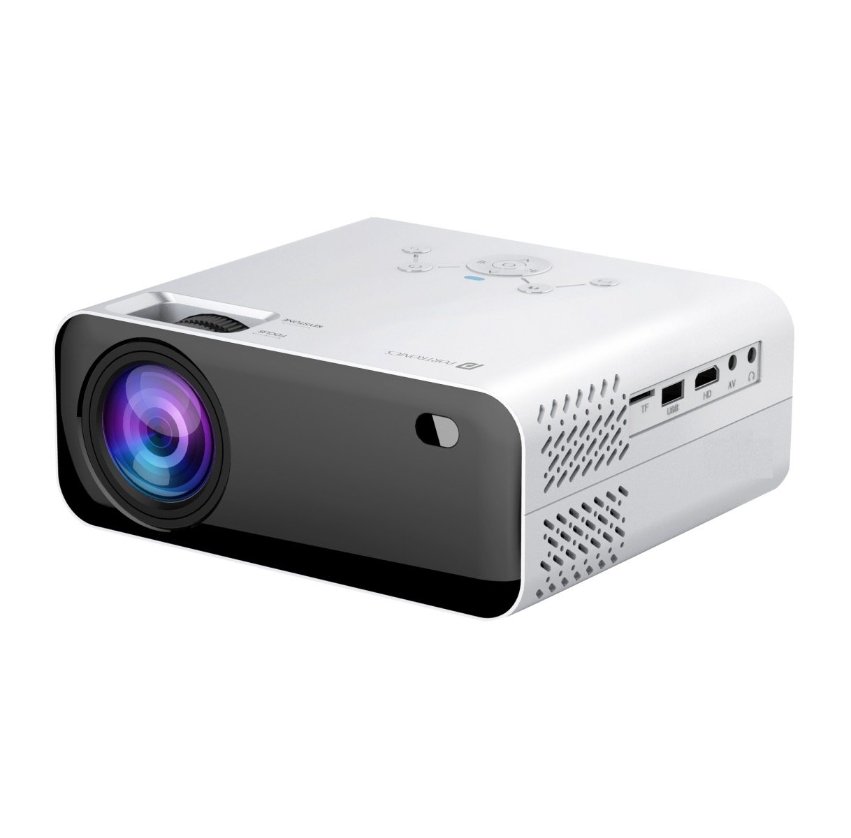 Portronics BEEM 200 Plus Wi-Fi Multimedia LED Projector (VGA Port/ HDMI/ SD Card slot/ USB Port/ Screen Cast)