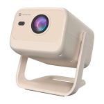 Portronics Beem 480 Smart LED Projector/ Angle Adjustable/ Wireless Screen Mirroring/ Streaming Apps/ Angle Adjustable/ 1080p Full HD/ 5100 Lumens