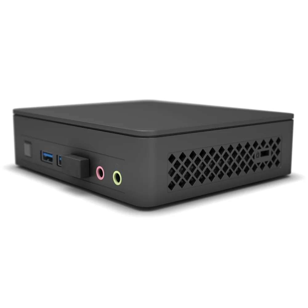 Intel NUC Barebone Mini PC (BNUC11ATKPE0000) with Intel Pentium N6005 Processor/ Integrated Graphics/ HDMI/ DisplayPort/ 6 USB Ports/ M.2 Slot/ DDR4-3200 Memory Support upto 32GB/ WIFI/ Rj45 Jack/ Audio Jack - Image 2