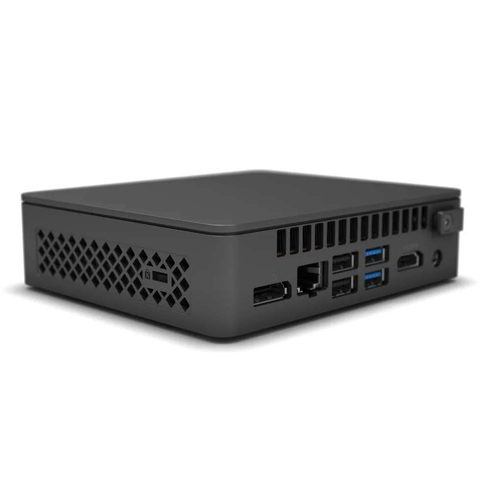 Intel NUC Barebone Mini PC (BNUC11ATKPE0000) with Intel Pentium N6005 Processor/ Integrated Graphics/ HDMI/ DisplayPort/ 6 USB Ports/ M.2 Slot/ DDR4-3200 Memory Support upto 32GB/ WIFI/ Rj45 Jack/ Audio Jack - Image 3