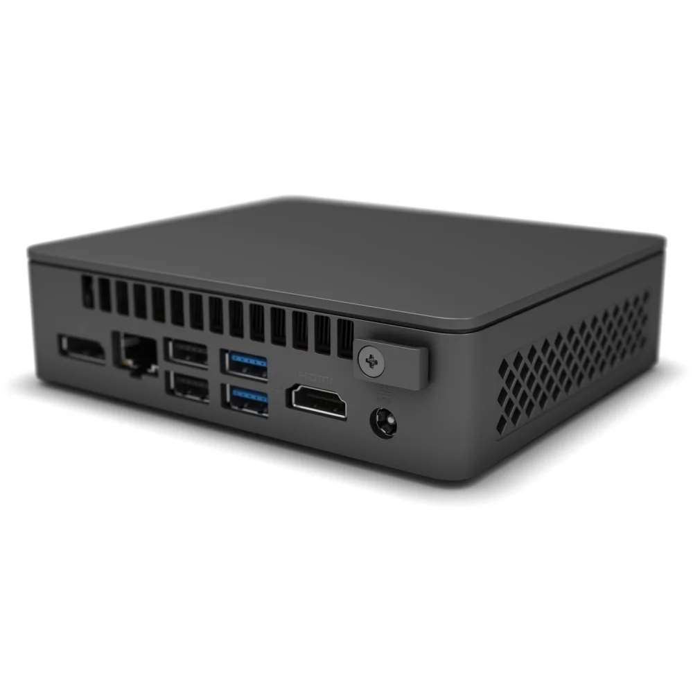 Intel NUC Barebone Mini PC (BNUC11ATKPE0000) with Intel Pentium N6005 Processor/ Integrated Graphics/ HDMI/ DisplayPort/ 6 USB Ports/ M.2 Slot/ DDR4-3200 Memory Support upto 32GB/ WIFI/ Rj45 Jack/ Audio Jack - Image 5