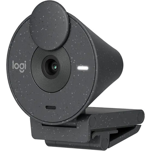Logitech Brio 300 Full HD Webcam with Privacy Shutter/ Noise Reduction Microphone/ USB-C/ Auto Light Correction/ Certified for Zoom, Microsoft Teams, Google Meet - Graphite - Image 4