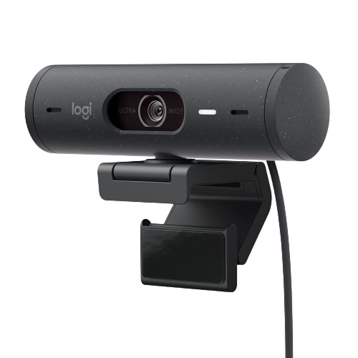 Logitech Brio 500 Full HD Webcam with Auto Light Correction, Show Mode, Dual Noise Reduction Mics, Webcam Privacy Cover, Works with Microsoft Teams, Google Meet, Zoom, USB-C Cable