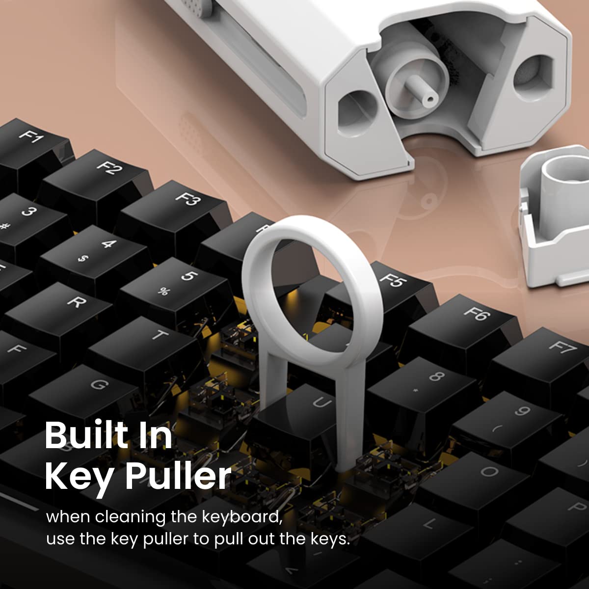 Portronics Clean M Multifunctional 8-in-1 Gadget Cleaning Kit with Mobile Holder for Smartphone, Tablet, Laptop, Earbuds (POR-1791) - Image 5