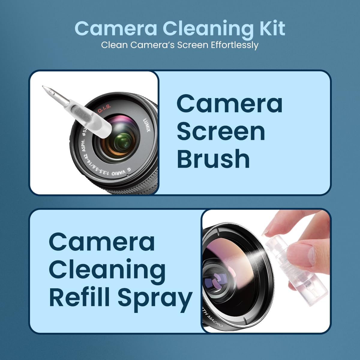 Portronics Clean P 10-in-1 Screen Cleaner Multipurpose Device Cleaning Kit for Laptops/ Smartphones/ Keyboards/ Camera & Earphones (White) - Image 4