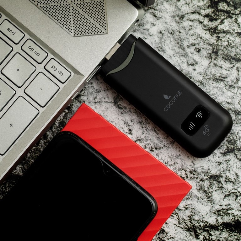 Coconut WUD04 4G Dongle Support for All Sims (Airtel, Jio, BSNL, Vodafone) - 4G Data Card with WiFi Hotspot - Image 3