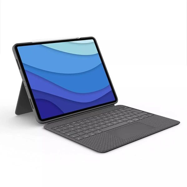 Logitech Combo Touch for iPad Pro 12.9-inch (5th & 6th Gen) Keyboard Case - Detachable Backlit Keyboard with Kickstand
