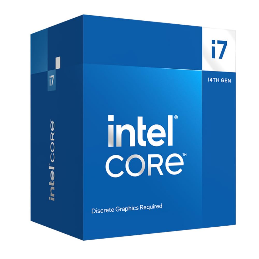 Intel Core i7-14700 14th Generation Processor - LGA1700 Socket (20 cores (8P+12E) /5.4 GHz/5.4 GHz Turbo/ 61Cache/ 28 Threads/ Raptor Lake/ Intel UHD Graphics 770 Graphics)