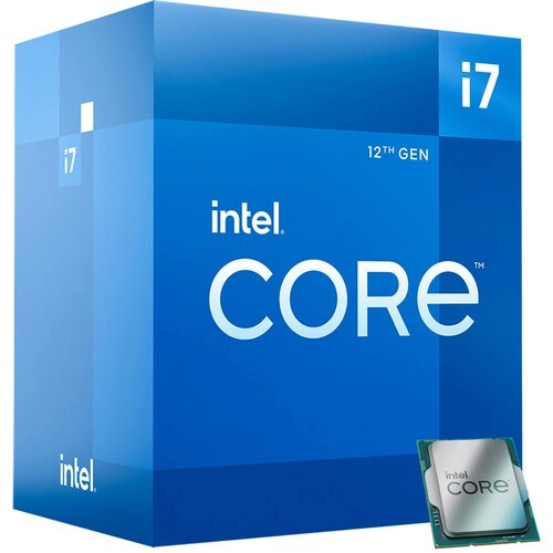 Intel Core i7-12700 12th Generation Processor - LGA1700 Socket (12 Cores/ 3.6 GHz/ 4.9 GHz Turbo/ 25MB Cache/ 20 Threads/ Intel UHD Graphics 770/ Alder Lake)