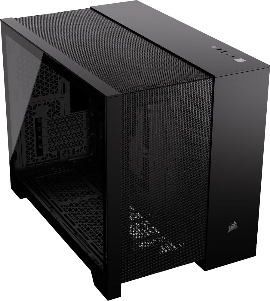 Corsair 2500D Airflow Micro ATX Dual Chamber PC Case - Black