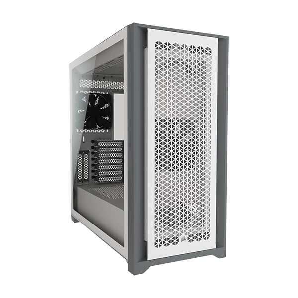 Corsair 5000D Airflow Tempered Glass Mid-Tower ATX Computer Case/Gaming Cabinet - CC-9011211-WW (White) - Image 3