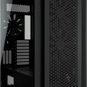 Corsair 7000D Airflow Full-Tower Alloy Steel ATX Computer Case/Gaming Cabinet/ Support - Mini-ITX, Micro-ATX, ATX, E-ATX/ Included Three AirGuide Fans - Black