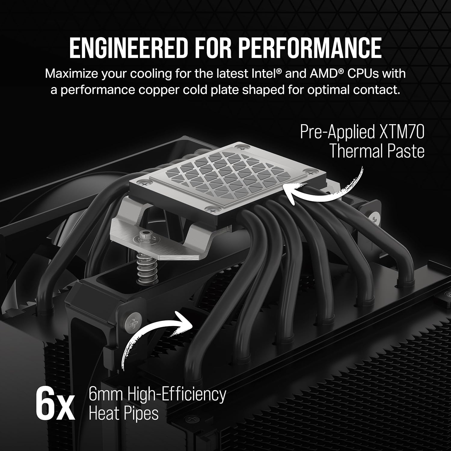Corsair A115 High-Performance Tower CPU Air Cooler - Image 3