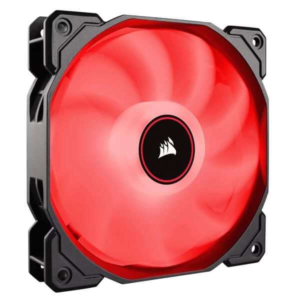 Corsair AF120 Air Series, 120 mm LED Low Noise Cooling Fan - Red (Single Pack) - Image 2