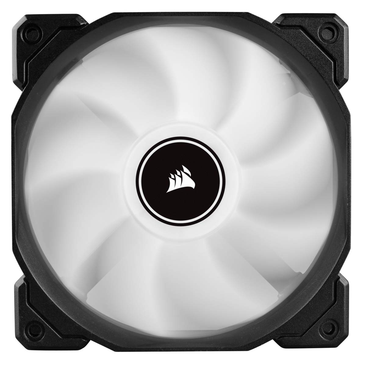 Corsair AF120 Air Series, 120 mm LED Low Noise Cooling Fan - White (Triple Pack) - Image 2