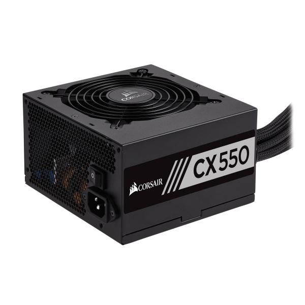 Corsair CX550 550 Watt 80 Plus Bronze Certified ATX Power Supply - Image 2