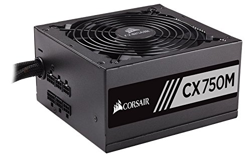 Corsair CX750M - 750 Watt 80 Plus Bronze Certified Semi Modular PSU (CX Series)