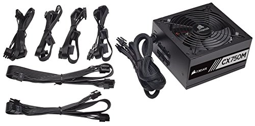 Corsair CX750M - 750 Watt 80 Plus Bronze Certified Semi Modular PSU (CX Series) - Image 5
