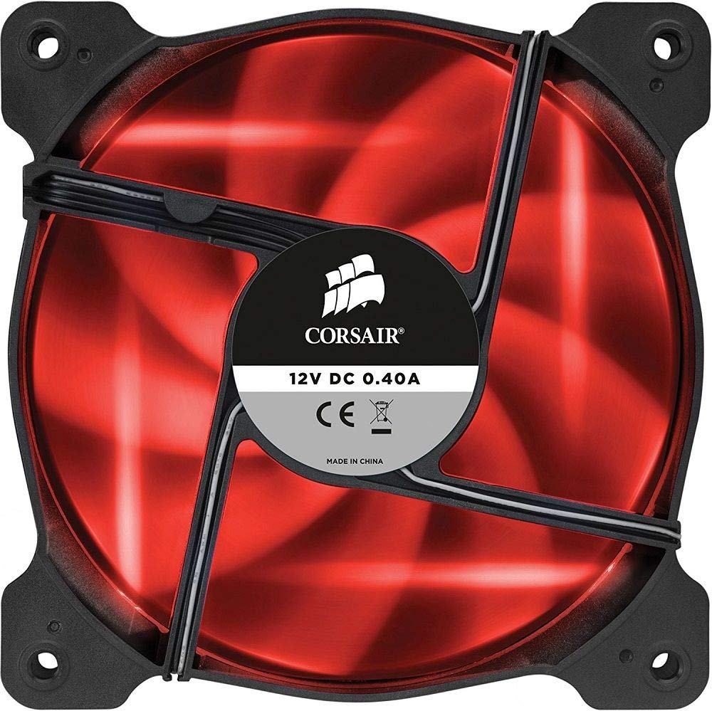 Corsair Air Series SP120 LED PC Case 120MM Fan (Single Pack) - Red - Image 2