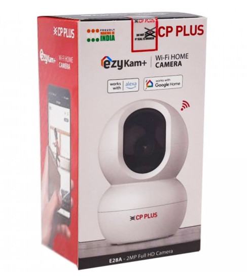 CP Plus CP-E28A 2MP Full HD Wi-Fi CCTV Camera | 360?View PT Camera | Motion Tracking | Cloud Monitoring | 2-Way Talk, Night Vision| Support SD Card (Up to 256 GB) | Privacy Mode - Image 4