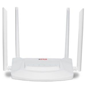 CP Plus 4G LTE Wi-Fi Router (CP-GR-DE412) - 4 Antennas for Stable Connection & Better Coverage/ 2.4Ghz 300MBPS Speed/ 2 Lan Ports