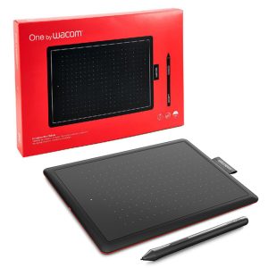 One By Wacom Medium CTL-672/K0-CX 8.5 x 5.3 inch Graphic Pen Tablet for Creators (Connectivity - USB)