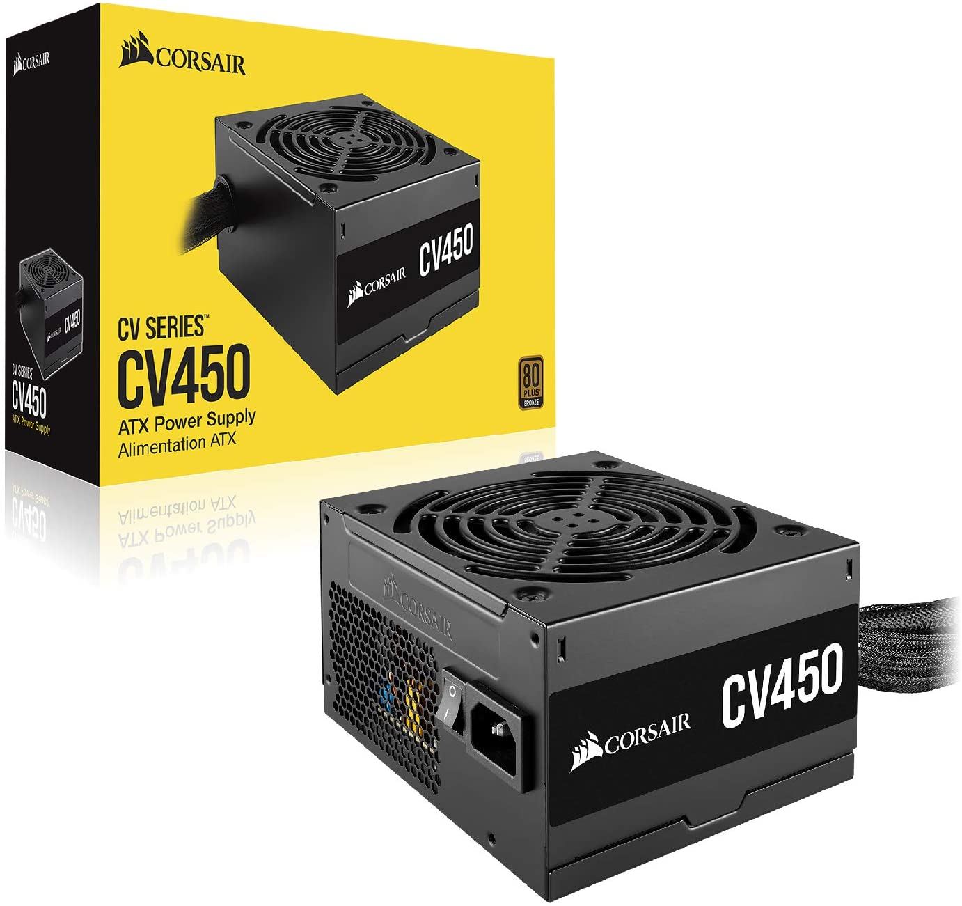 Corsair CV450 - 450 Watt 80 Plus Bronze Certified PSU (CV Series) - Image 5