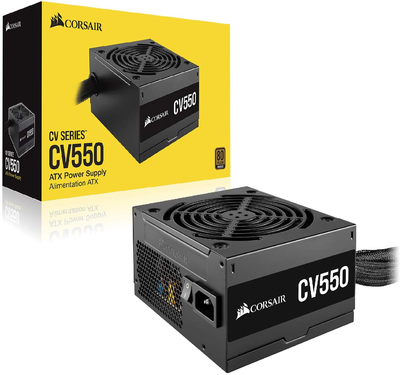 Corsair CV550 - 550 Watt 80 Plus Bronze Certified PSU (CV Series) - Image 5