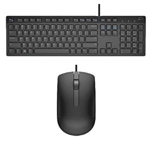 Dell USB Wired Keyboard and Mouse Combo KB216 + MS116 - Black