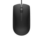 Dell MS116 Wired Optical Mouse/ 1000DPI/ LED Tracking/ Scrolling Wheel/ Plug & Play