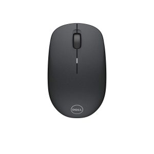 Dell WM126 Wireless Mouse 1000DPI, 2.4 Ghz with USB Nano Receiver, Optical Tracking, 12Months Battery Life, Plug and Play, Ambidextrous, Connect Up To 6 Compatible Devices With One Receiver (Black)