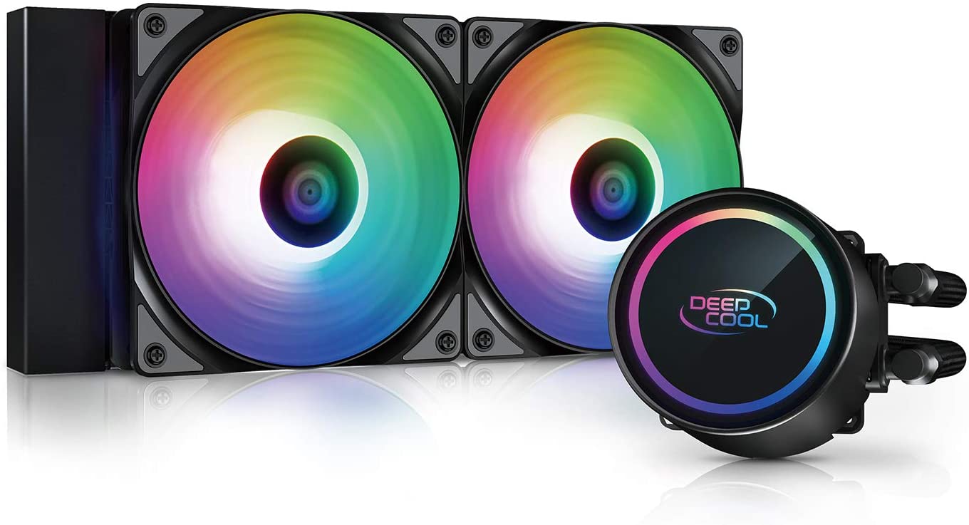 DeepCool Gammax L240 ARGB All-in-One Liquid CPU Cooler for Intel LGA2066/ 2011-v3/ 2011/ 1700/ 1200/ 1151/ 1150/ 1155 I AMD AM4 (DP-H12CF-GL240-ARGB)