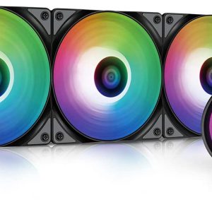 DeepCool Gammax L360 ARGB All-in-One Liquid CPU Cooler for Intel LGA2066/ 2011-v3/ 2011/ 1700/ 1200/ 1151/ 1150/ 1155 I AMD AM4 (DP-H12CF-GL360-ARGB)