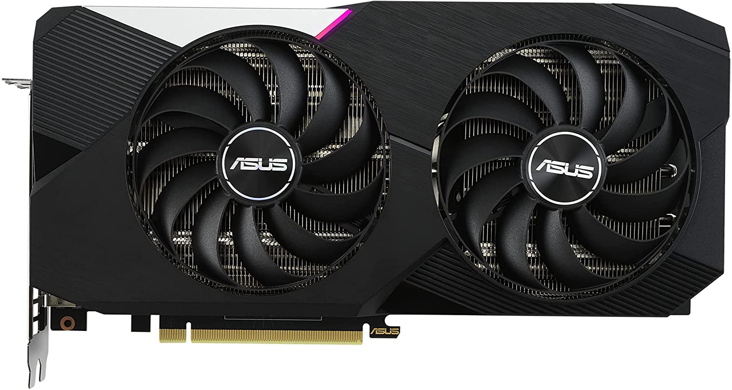 Asus DUAL GeForce RTX 3060 Ti V2 MINI OC Edition 8GB GDDR6 256-Bit Dual Fan LHR Graphics Card (DUAL-RTX3060TI-8G-MINI-V2) - Image 2