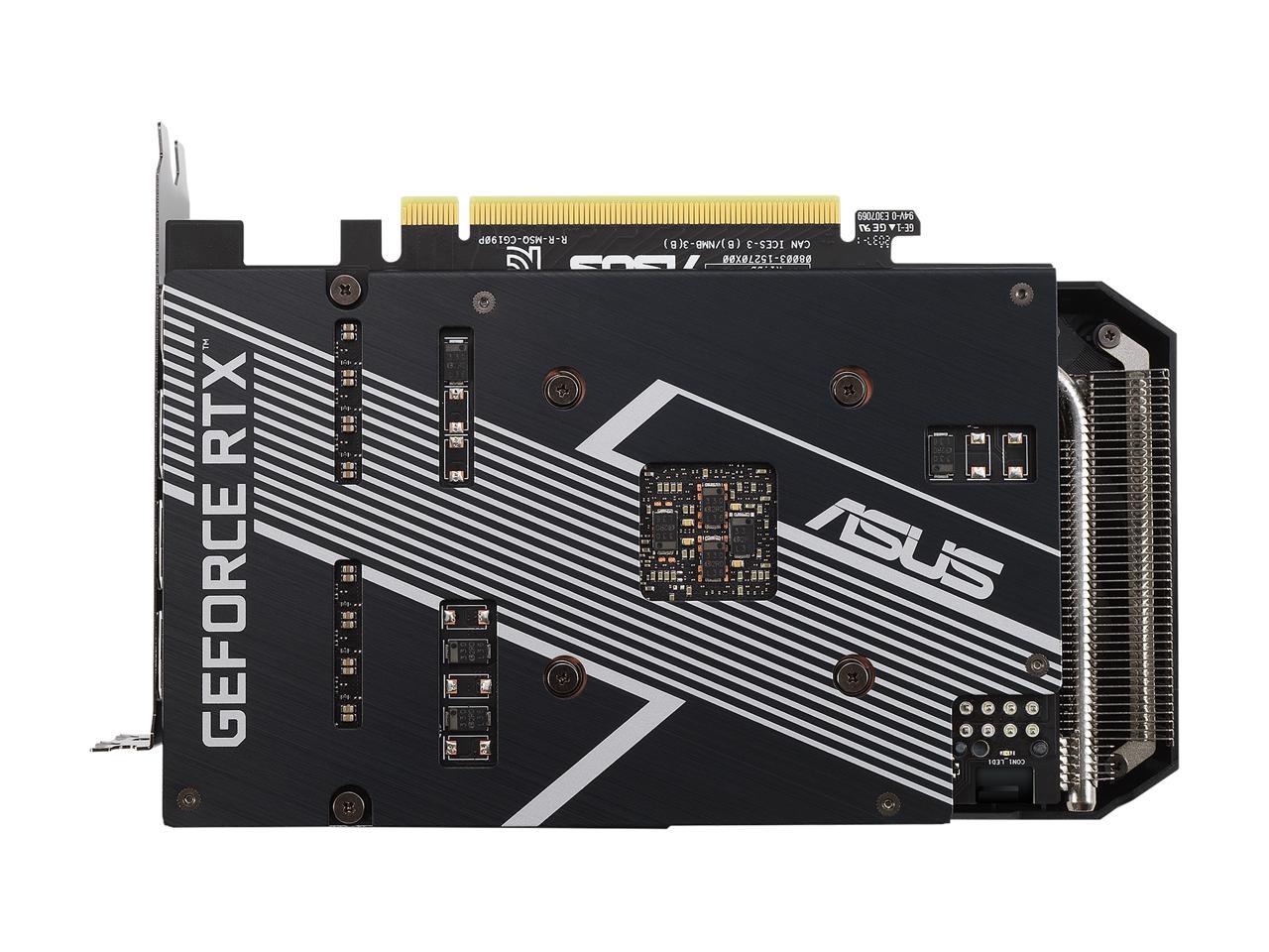 Asus DUAL GeForce RTX 3060 Ti V2 MINI OC Edition 8GB GDDR6 256-Bit Dual Fan LHR Graphics Card (DUAL-RTX3060TI-8G-MINI-V2) - Image 5