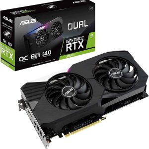 Asus Dual GeForce RTX 3060 Ti V2 OC Edition 8GB GDDR6 256-Bit LHR Graphics Card (DUAL-RTX3060TI-O8G-V2)