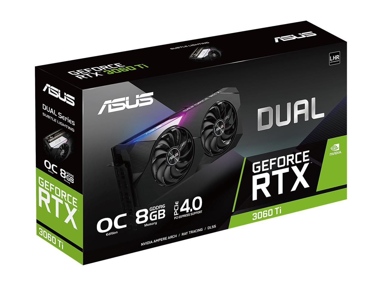 Asus Dual GeForce RTX 3060 Ti V2 OC Edition 8GB GDDR6 256-Bit LHR Graphics Card (DUAL-RTX3060TI-O8G-V2) - Image 5