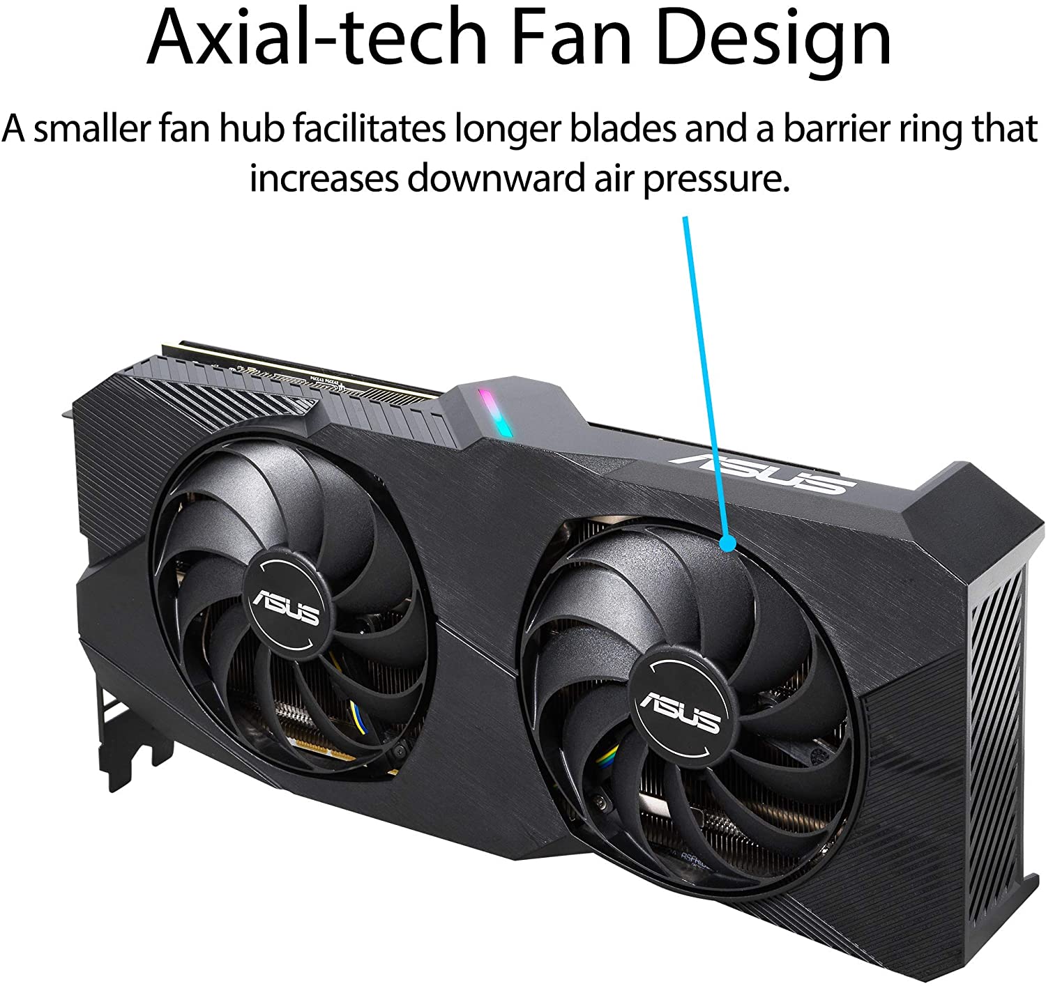 Asus Dual Radeon RX 5600 XT EVO 6GB GDDR6 192-Bit Dual Fan Graphics Card (DUAL-RX5600XT-T6G-EVO) - Image 3