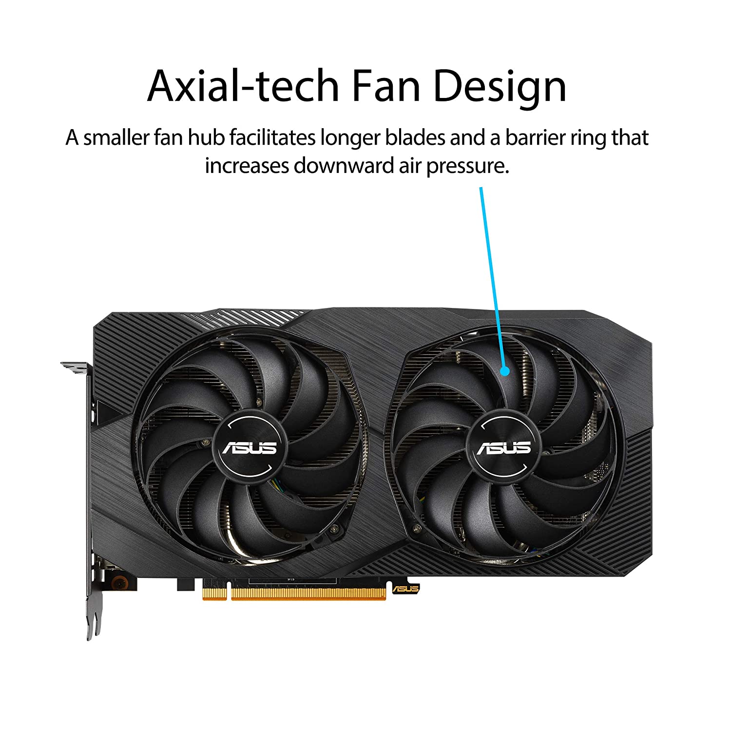 ASUS Dual Radeon RX 5500 XT EVO OC 8GB Edition GDDR6 Gaming Graphics Card (DUAL-RX5500XT-O8G-EVO) - Image 2