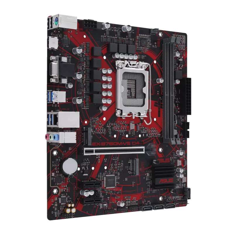 Asus EX-B760M-V5 D4 Motherboard for Intel 12th & 13th Gen Processors - LGA1700 Socket - Image 2