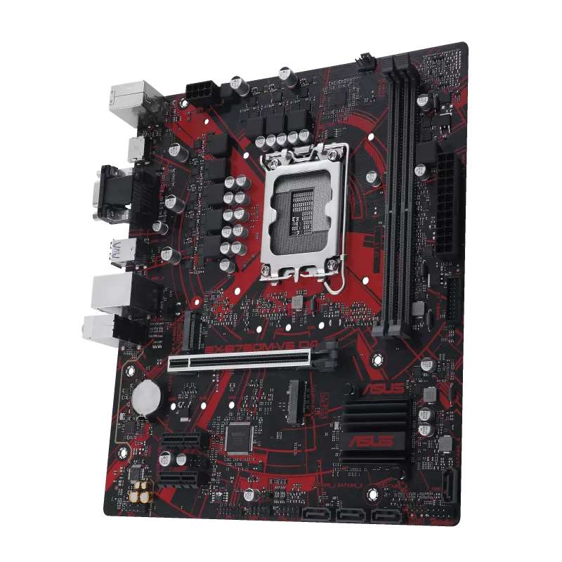 Asus EX-B760M-V5 D4 Motherboard for Intel 12th & 13th Gen Processors - LGA1700 Socket - Image 3